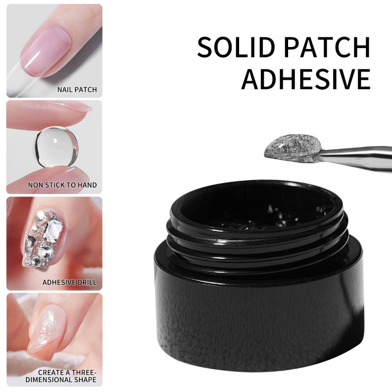 Nail Art Halal - 3pcs/set Solid Nail Tips Gel Solid