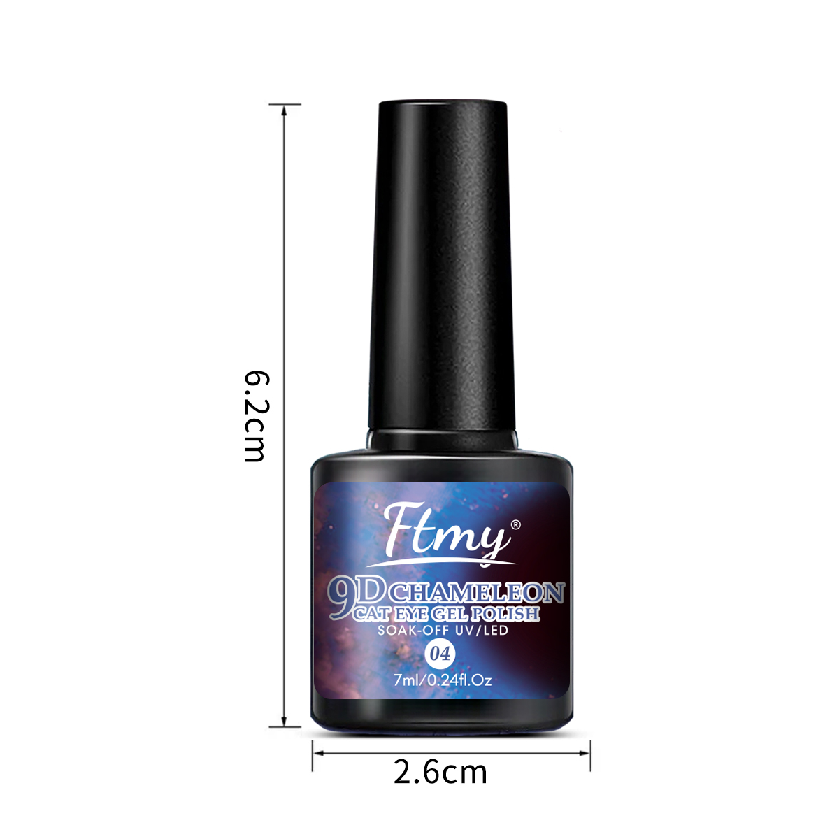 7ml Rainbow Magnetic Nail Gel, - Nail Art Orange review and price