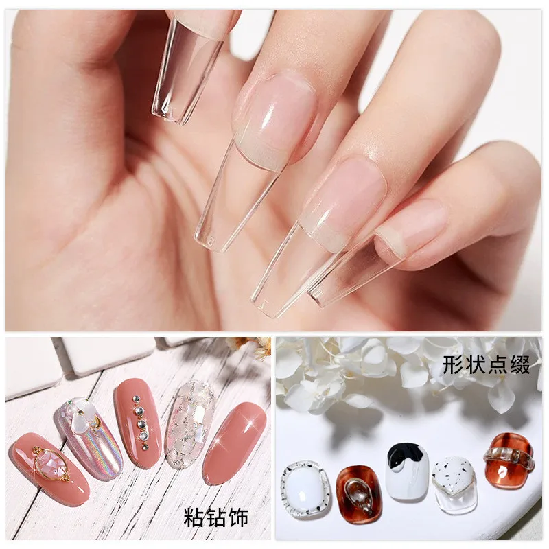 3pcs/set Solid Nail Tips Gel S - Nail Art Halal review and price