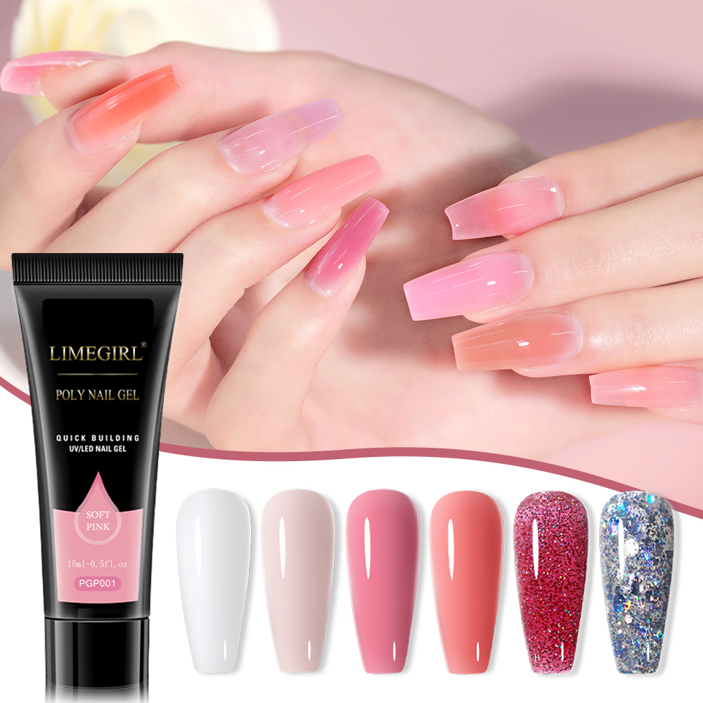 Poly Nail Gel Set for Extensio - Polygel Nail Kit review and price