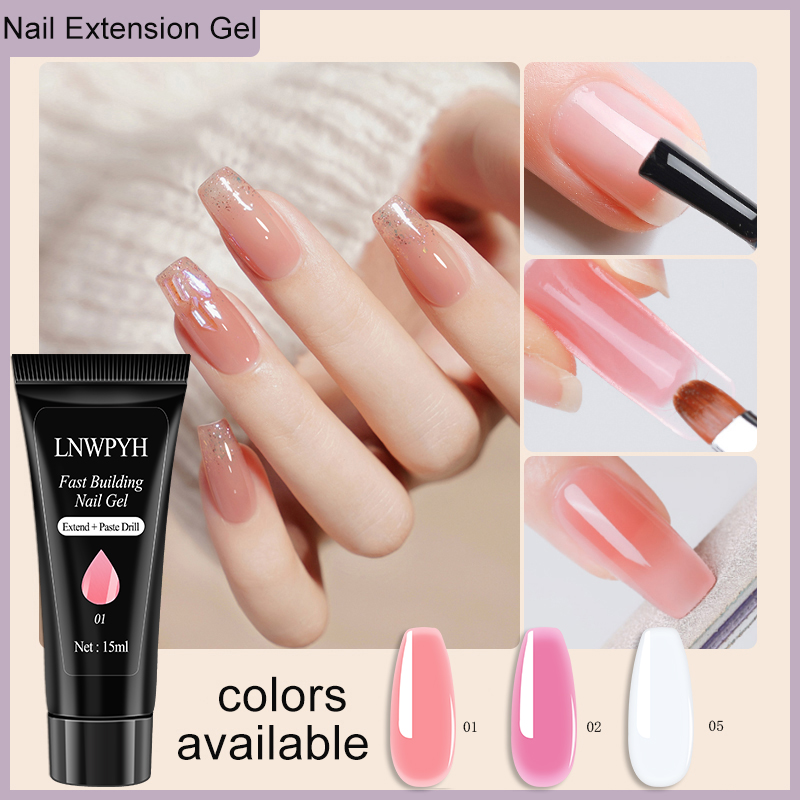 Nail Extension Gel Set UV Varn - Polygel Nail Kit review and price