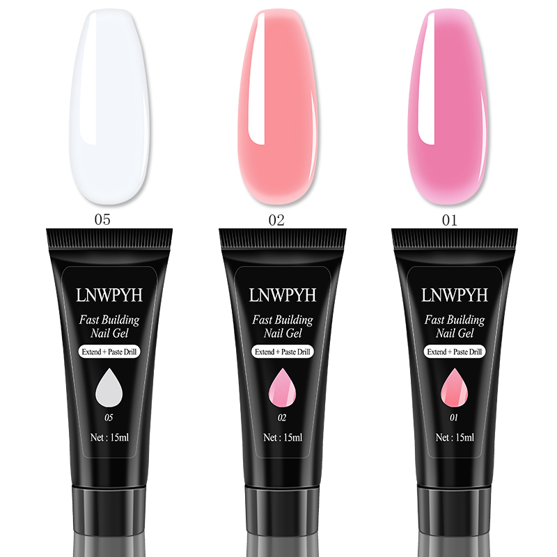 Nail Extension Gel Set UV Varn - Polygel Nail Kit review and price