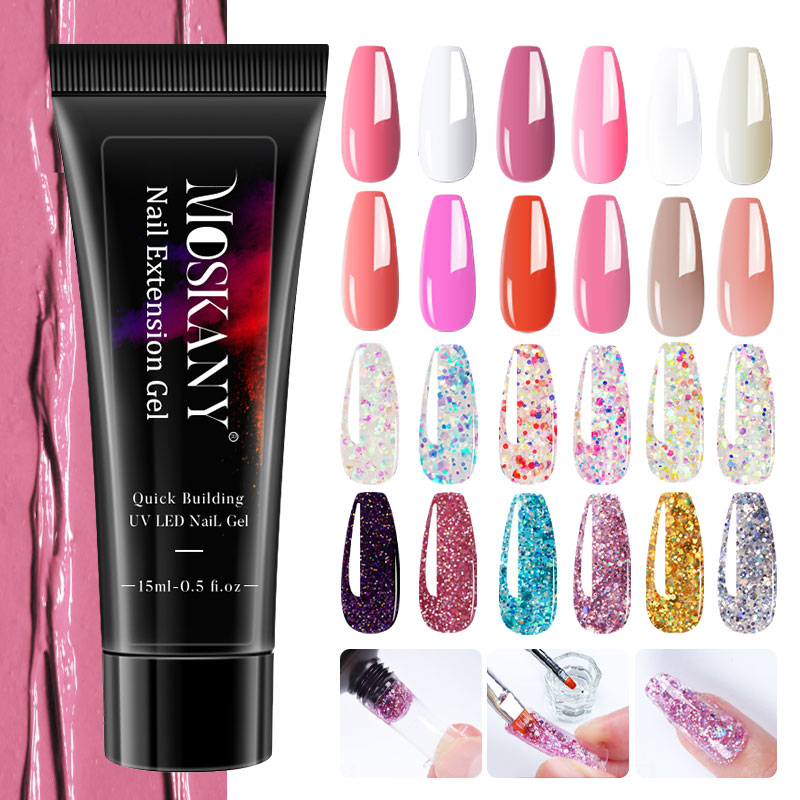 Poly Nail Gel Full Set With 6W - Polygel Nail Kit review and price