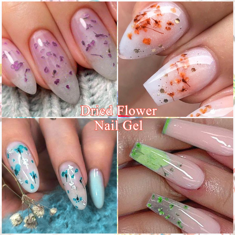 Mtssii Dried Flower Gel Nail P - Nail Art Orange review and price