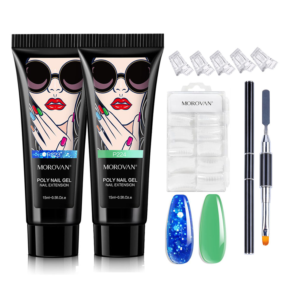 Poly Nail Gel Kit - 15ml Gel k - Polygel Nail Kit review and price