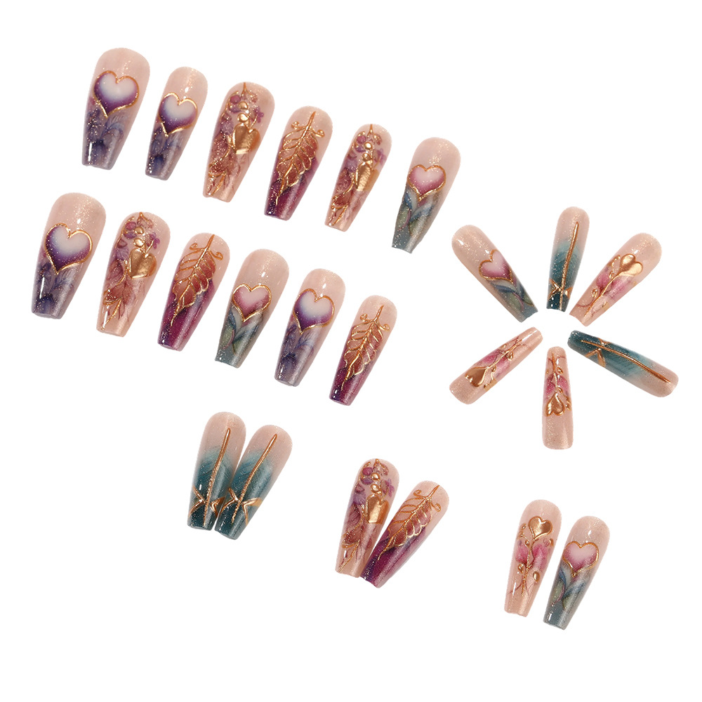 24pcs/set 3D fake nails for wo - Nail Art Orange review and price