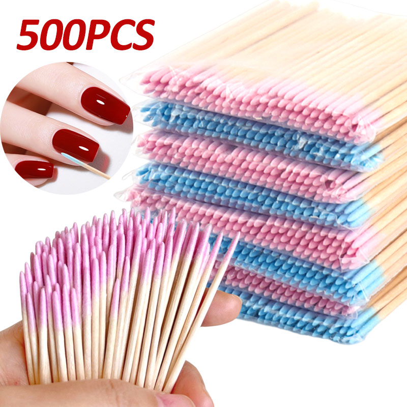 500-100pcs Pink Double Head Na - Nail Art Orange review and price