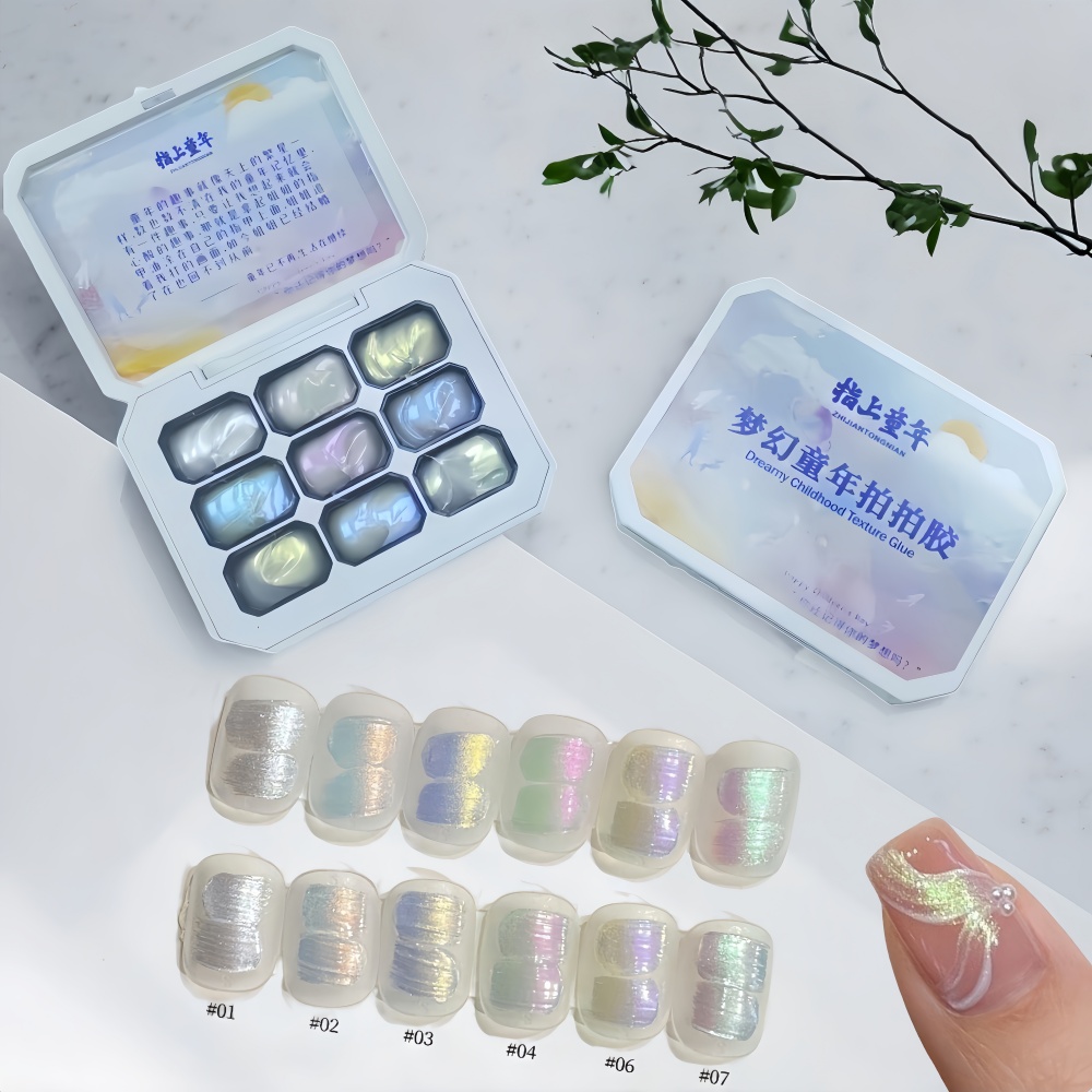 1pc 9-color new popular pattin - Nail Art Halal review and price