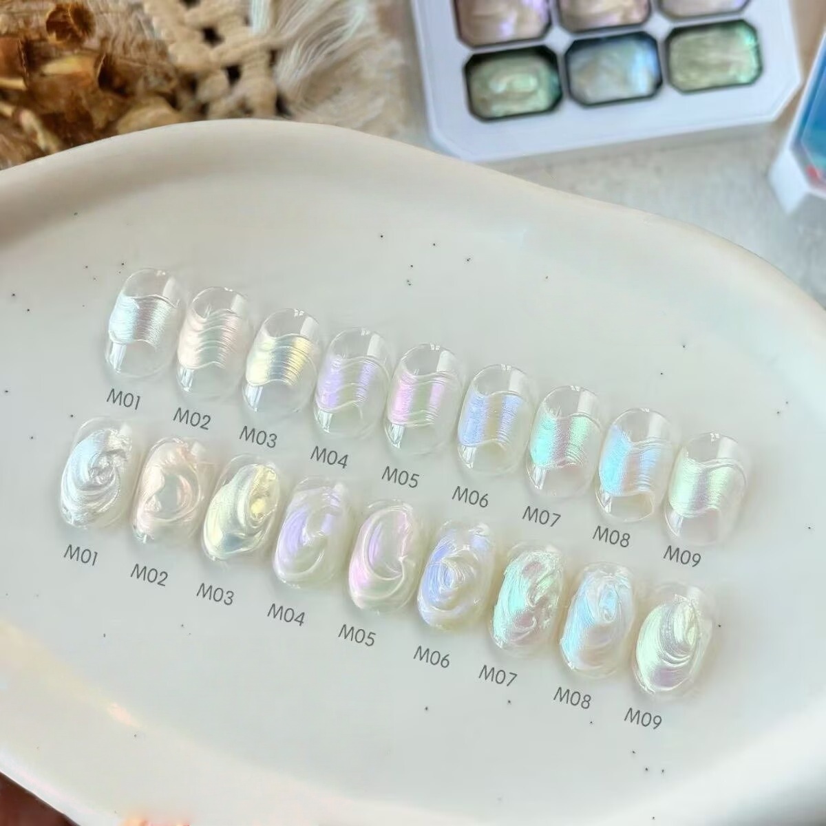 1pc 9-color new popular pattin - Nail Art Halal review and price