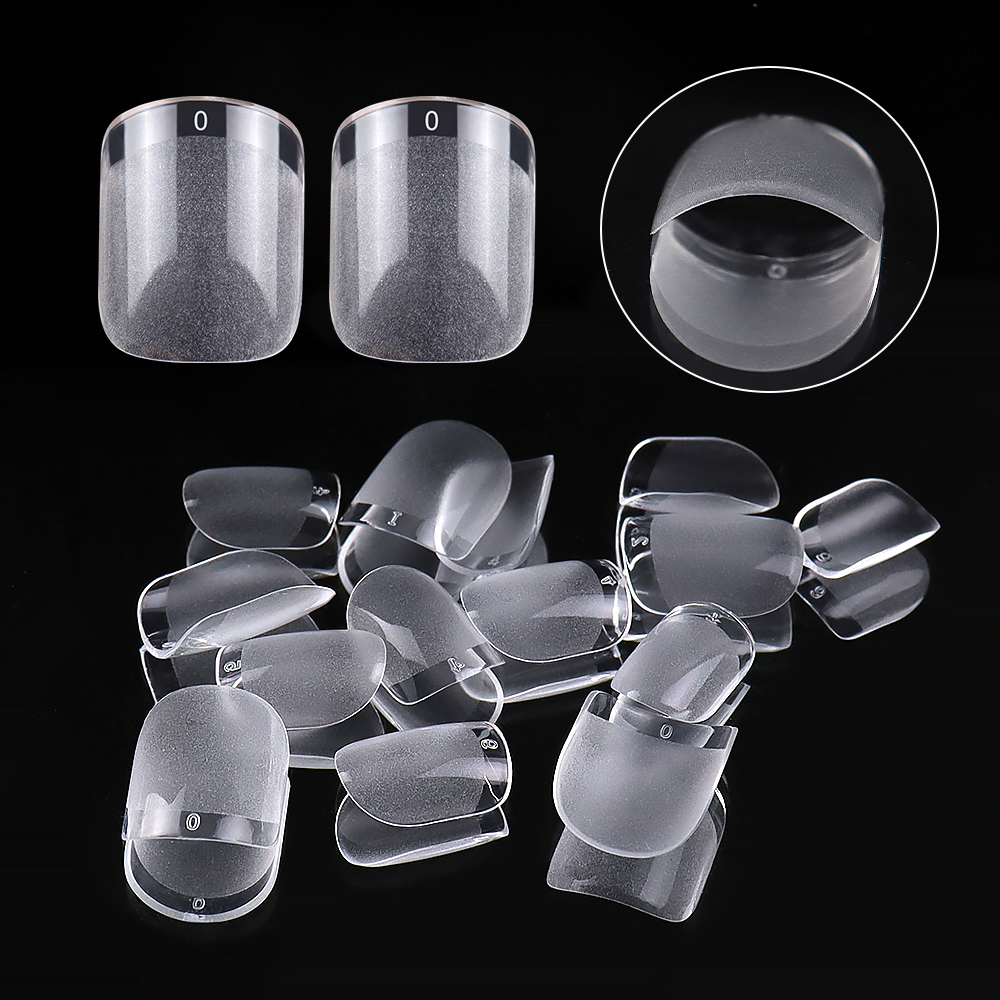 120/600 Square Short Semi-Matt - Nail Art Halal review and price