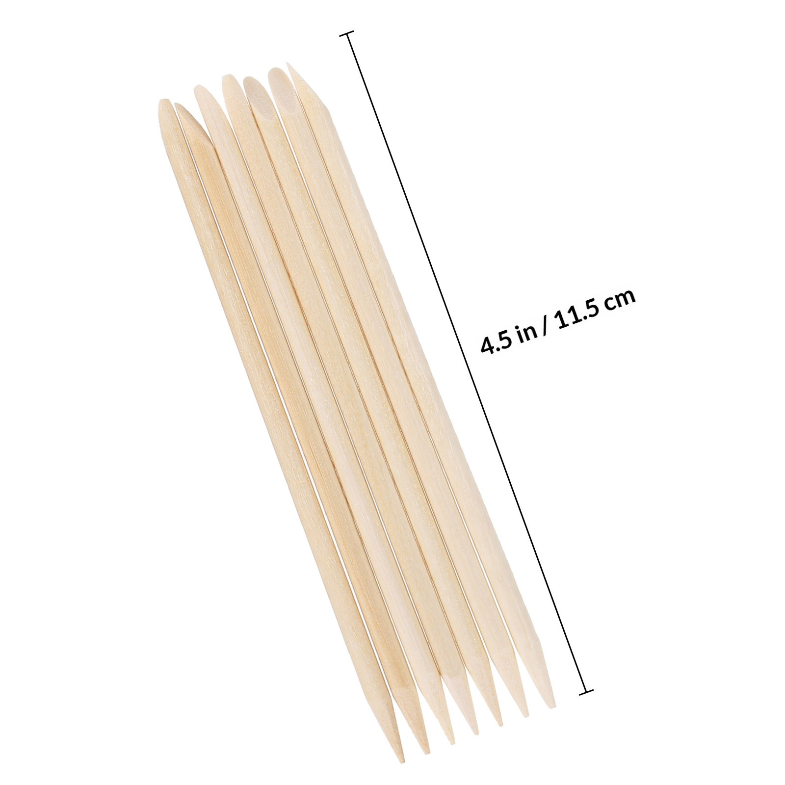 200pcs Orange Wood Sticks Doub - Nail Art Orange review and price