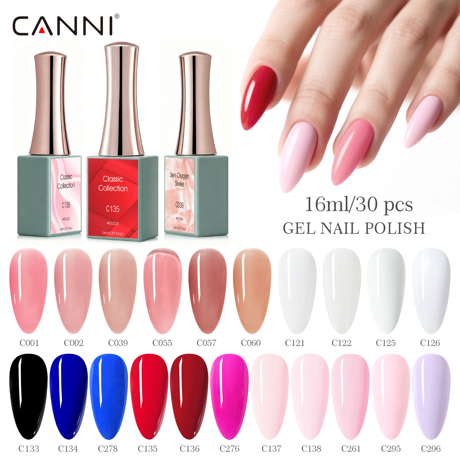 CANNI TPO/HEMA FREE 16ml Gel N - Nail Art Orange review and price