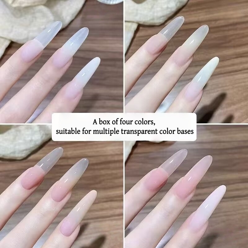 4 Colors Gradient pink ，nude P - Nail Art Halal review and price