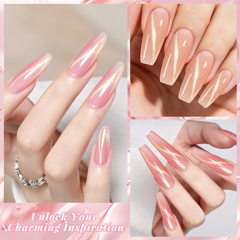6pcs/set 20ml Cat Eye Poly Nai - Polygel Nail Kit review and price